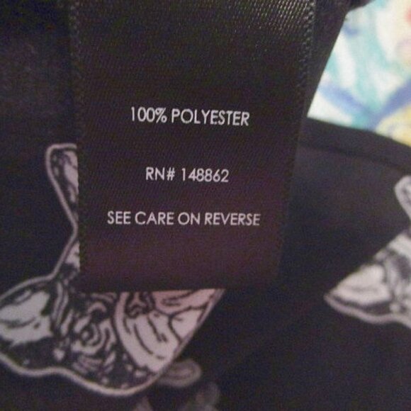 Torrid GEORGETTE Harper Size 3X BLOUSE Tunic Top DOG PRINT Pockets FLOWY Light - Picture 11 of 12